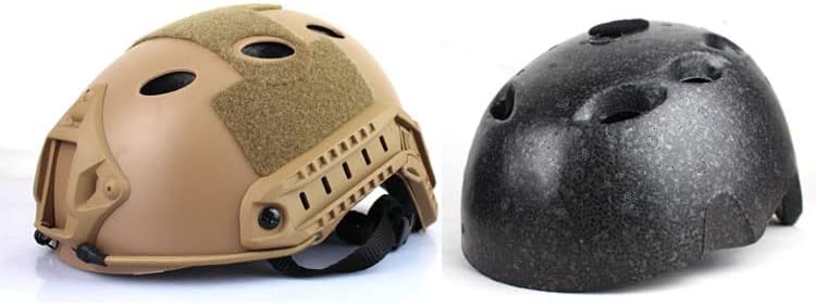 LEJUNJIE PJ Tactical Paintball Airsoft Helmet Fast Military Helmet with NVG Bracket and Side Guide Rail - Image 4
